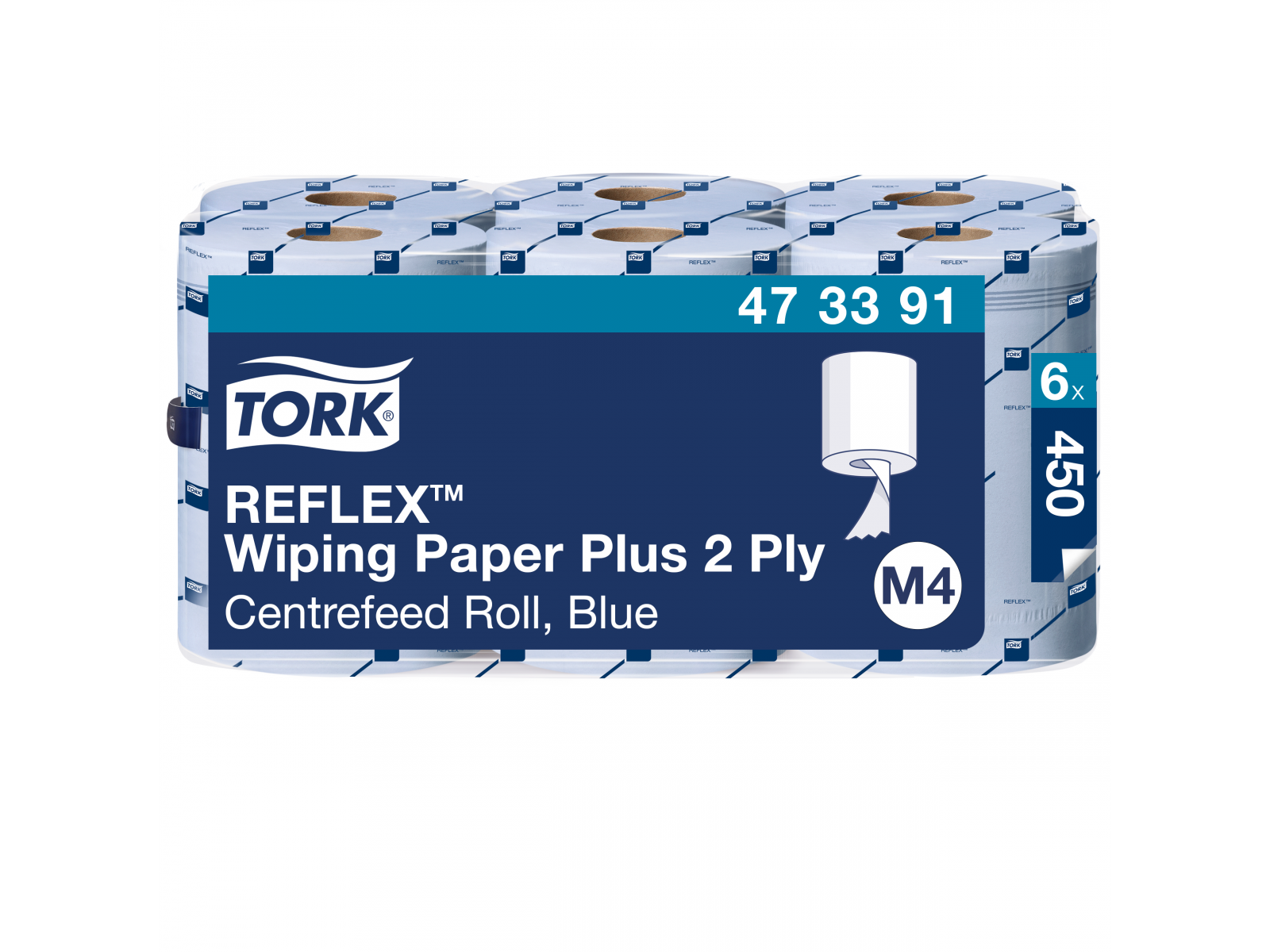 Ręcznik M4 REFLEX x6 Tork 473391 Blue